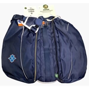 The cuddle Collab dog harness backpack Large New Navy Blue